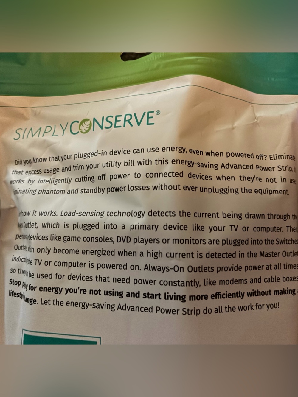 Energy-Saving Surge Protector Power Strip for Conserving Electricity on Devices - Picture 12 of 12